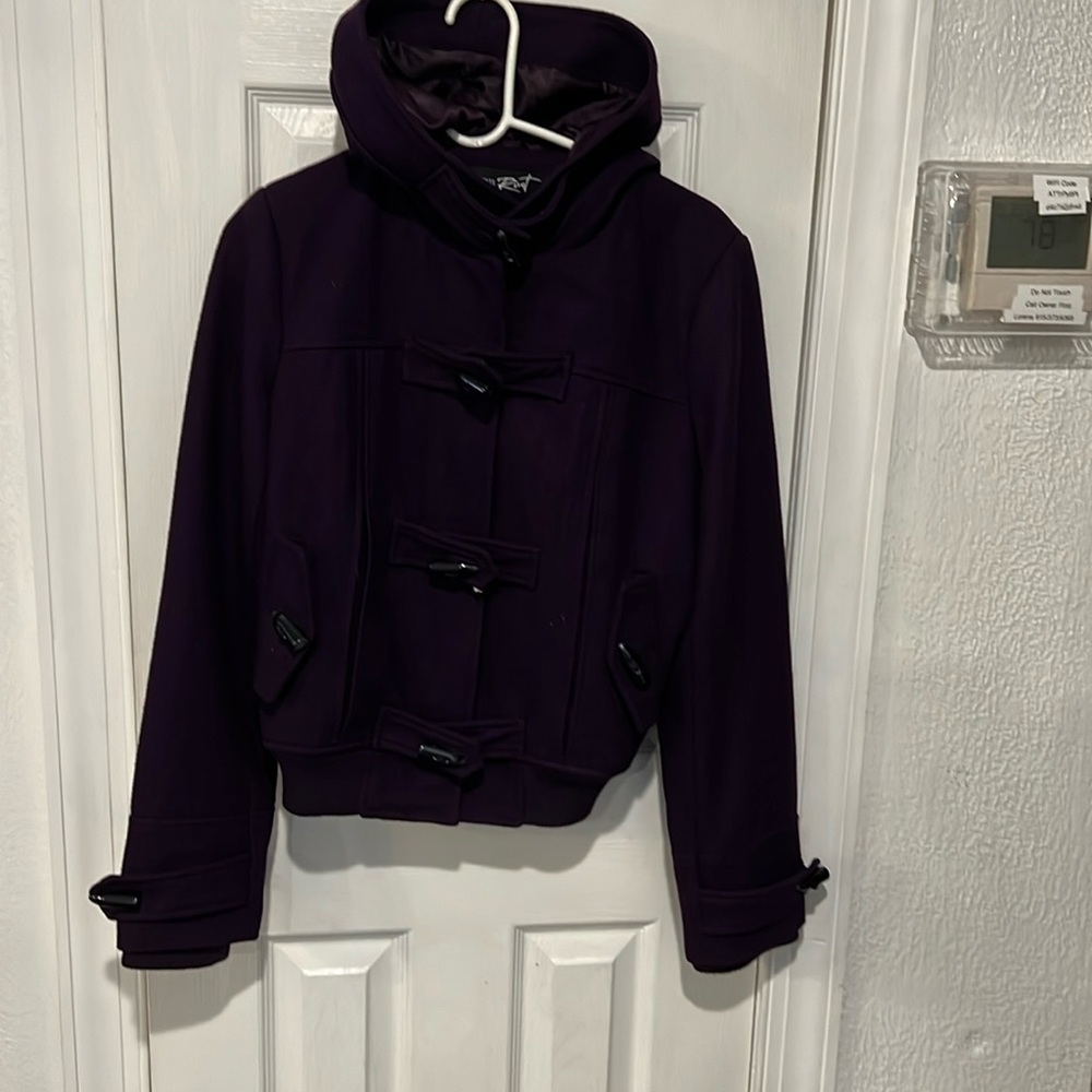 Women’s White Rivet coat